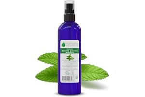 VOSHUILES.COM HUILES ESSENTIELLES & VEGETALES VOSHUILES - Hydrolat de Menthe Poivrée COSMOS - Eau Florale Naturelle pour Soin de la Peau - Rafraîchissante, Tonifiante, Cosmétique BIO - Usage Quotidien - 200ml