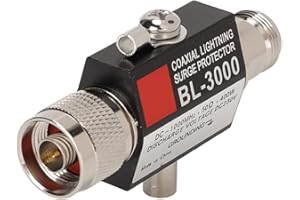 Dpofirs Scaricatore Coassiale da 400 W Protezione Contro Le Sovratensioni da N Femmina a N Maschio Scaricatore DC ~ 1000 MHz Protezione Scaricatore