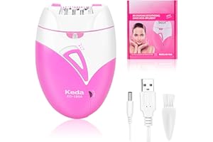 ‎COIKES Coikes Epilierer Damen mit LED-Licht Gesichts Epilierer Damen Frauen Kabellose Epilierer Gesicht Körper Haarentfernung Mini Elektrischer Haarentferner Epilierer für Gesichts Körper Achsel Bein Bikini