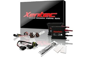 Xentec 9006 (HB4) 3000K HID xenon bulb x 1 pair bundle with 35W Digital Slim Ballast x 2 (Golden Yellow)