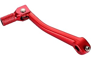 GOOFIT RED CNC Aluminum Folding Gear Shift Lever Fit 110cc Dirt Bike Pit Bikes Gear Lever Replacement for Most of Motorcycle ATV Dirt Pit Bikes Parts Shifter XR CRF CRF50 CRF70 CRF XR50 XR70
