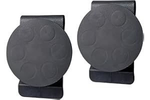 Xuoxeji Magnetic Tool Belt with Holster Clips, Strong Magnet Holder for Hammer, Pliers, Screwdrivers, Wrenches, Tape Measure - 2 Pack (6 Magnets)