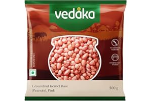 Amazon Brand- Vedaka Groundnut kernel (Peanut), Pink, 500 g