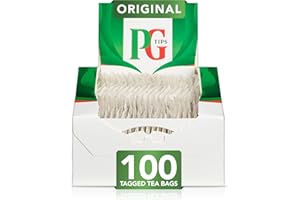 PG Tips String and Tag One Cup Everyday Tea Bags (Pack of 100) 10462707