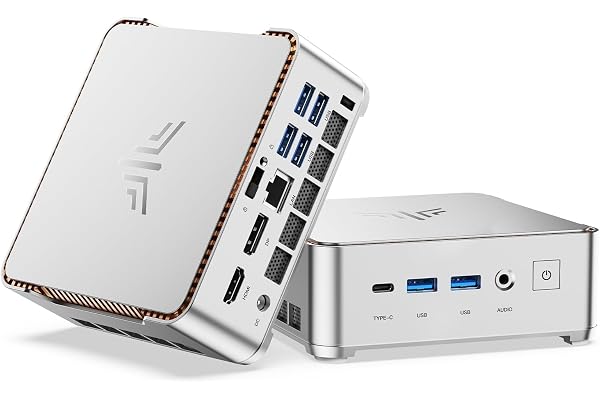 NiPoGi Hyper H2 Mini PC Ιntel Core i5-14450HX(Mieux Que i7-12650H/1185G7, 10C/16T, jusqu'à 4,80 GHz), 16 Go DDR4 512 Go M.2 NVMe SSD Mini Ordinateur de Bureau W-11 Pro pour Le Bureau/l'école/Maison.