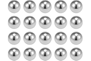 N/D Palline di precisione 9 mm in acciaio cromato massiccio G25 per cuscinetti a sfera bicicletta portachiavi ruota 50 pezzi