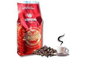 TORREFAZIONE PIANO DI SORRENTO F.LLI MARESCA SRL CAFFE' Caffè Maresca - Miscela Crema & Gusto - Chicchi di Caffè in grani da 1 kg -Tostati Artigianalmente in Italia - Confezione da 1 kg Con Valvola Salva Aroma