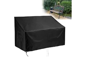 GENERIC Joyday Store 2 Seater Garden Bench Covers, Garden Furniture Covers Waterproof, Anti-UV 210D Oxford Outdoor Patio Bench Seat Cover Tear Resistant Furniture Covers for Outside