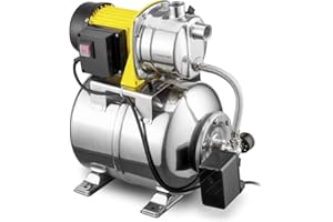 TROTEC TGP 1025 ES ES Pompe à Eau Domestique Inox 1000 W 3.300 l/h