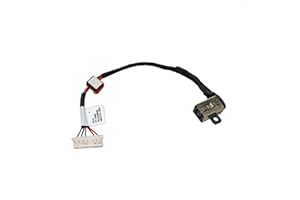 Gintai DC In Power Jack Dock Port Socket Charging Port Cable for Dell Ins-piron 15 5000 5455 5551 5552 5555 5566 5558 5559 P51F001 AAL20 KD4T9 0KD4T9 DC30100UD00 DC30100UI00 DC30100VV00 DC30100TT00