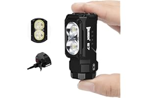 ‎WUBEN WUBEN E7 1800 Lumen wiederaufladbare Mini-Taschenlampe mit Magnet – superhelle 6 Modi EDC-Taschenlampe, wiederaufladbare Typ-C-LED; IP68-Taschenlampe für Stirnlampen, Rettung, Camping