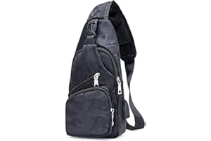 flintronic Sacoche Homme Bandouliere, Sac à Poitrine, Sac à Dos de Voyage pour Homme & Femme