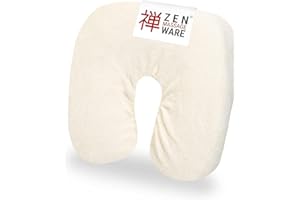 ‎ZEN MASSAGE WARE ZEN Massageliege Kopfteil Bezug für Kopfpolster von Kosmetik- & Therapieliegen, bei 60° waschbare & flauschige Frottee Spann- Kopfstützenbezüge für Nackenhörnchen aus Baumwolle, (Crème)