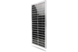 JWS 40 Watt Solarpanel 12 Volt Solarmodul Solarzelle Solar Mono Monokristallin 40W 12V