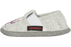 Giesswein Mädchen Hausschuhe Thüngen Prinzessin - Warme Filz Pantoffel für Kinder, rutschfeste & weiche Gummi Sohle, Flexible Weite für schmale und breite Füße