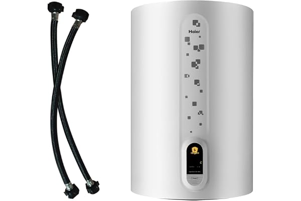 Haier ED Water Geyser 15ltr 5 Star Digital Display 2000W Electric Storage Geyser Installation & Connection Pipes Wroth INR 700 Warranty 7 Yr on Tank Shock Proof 11-Level Safety