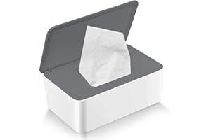 SHENGRUILI Boîte de Mouchoirs Humides,Boite Lingette avec Couvercle,Distributeur de Lingettes Humides,Boîte de Mouchoirs Humides avec Couvercle,pour Bureau,La Chambre à Coucher,La Cuisine