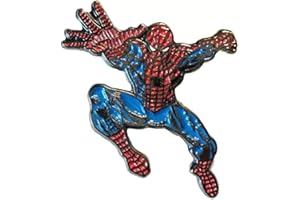 MAINLY METAL Broche en métal émaillé Super héros Spiderman