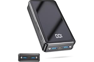 BOGSETH Power Bank Fast Charging 24000mAh, 22.5W QC3.0 PD4.0 Small USB C 4 Ports Portable Charger Battery Pack, Mini Battery Charger Wireless Power Banks for iPhone Samsung Galaxy Pixel