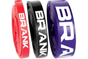 BRANK SPORTS® Bande de resistance Elastique Musculation et fitness | A l'unité ou en Pack | Elastique sport, matériel indispensable pour le sport à la maison, le fitness ou le crossfit | Marque Française