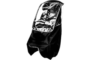freneci Bike Child Seat Rain Cover,bike Seat Rain Cover for Kids Waterproof,rain Cover for Child Bike Seats - Black