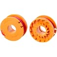 14 Ersatz-Fadenspulen Für Worx 20V Rasentrimmer – 1,65 Mm Stärke, Je 3 M Länge, Inkl. 2 Spulenkappen, Kompatibel Mit Vielen Modellen