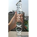 Godemichet en verre cristal de qualité supérieure, point G, en forme de pénis, plug anal, masturbation, stimulateur, sex-toy 