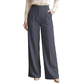 GRECIILOOKS Trousers for Woman | Womens High Rise High Waist Flared Korean Style | Formal Pant for Women Office Wear| Track P