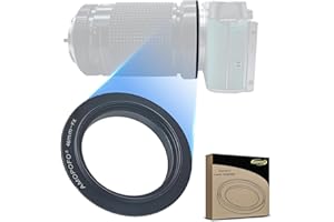 AMOPOFO 46mm-FX Retroadapter/46 to FX Makro Umkehrring Ring,Kompatibilität für FX X Bajonett Kamera X-A20 X-A10 X-A3 X-A2 X-A1 X-T2,zum umgekehrten Anschrauben eines Objektivs für Makroaufnahmen