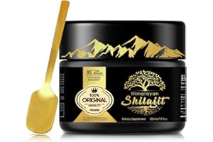 BODY MERRY Shilajit Original, resina di shilajit altamente efficace proveniente dall'Himalaya, puro shilajit naturale, arricchito con minerali, aumenta la resistenza e la vitalità Per uomini e donne (50 ml)