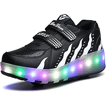 Scarpe Con Rotelle E LED - Unisex Per Skateboard E Sport Estivi - Foto 3