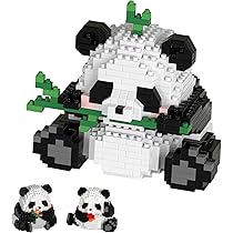 Panda Mini Building Blocks Set, Cute Animals Building Set