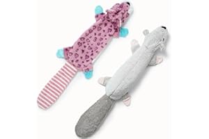 Nocciola 2-en-1 Juguetes para Perros de Tirón de Guerra para Botellas de Plástico con Tela Suave y Duradera, 3 PCS de Longitud Regular Indestructibles para Perros Pequeños a Grandes