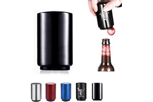 YUDANSI Bier Flaschenöffner,Geschenke für Männer,Automatischer Bottle Opener Edelstahl Bieröffner mit Magnet,Bierliebhaber Küche Bar Party, Schnell zu öffnen für Bier Soda-Flaschenverschlüsse