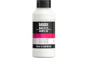 Liquitex Basics Medium acrílico, incoloro, 250 ml (Paquete de 1), 250