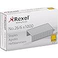 Rexel (2115727) No.56 (26/6) Staples, Staple Up To 20 Sheets, Standard Size For Desktop Staplers & Pliers,Grey Box of 20 x 1000 (20,000) Staples
