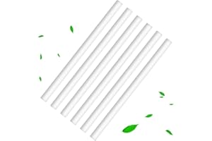 MUDDER 24 Pièces Bâtonnets en Coton pour Humidificateur Mèches de Remplacement de Filtre Bâtons pour Humidificateurs Filtre Bâtonnets de Recharge pour Mini-Humidificateurs USB, 8 x 136 mm