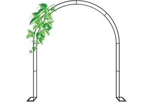 ENLLY Rankgitter Verzinkt Rosenbogen Metall 120cm 140cm 180cm 200cm 350cm Breit Torbogen Rankhilfe Für Kletterrosen Und Clematis Rosenspalier Gartenbogen Stabiles Rosengestell Rostfrei Rankenbogen ( Size :