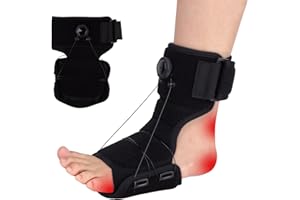 Plantarelief Plantarfasziitis Nachtschiene Verstellbar - Plantarfasziitis Entlastungsschienen, Frauen Männer Nachtschiene - Plantarfasziitis Bandage für Achillessehnenentzündung, Senkfuß, Fersensporn