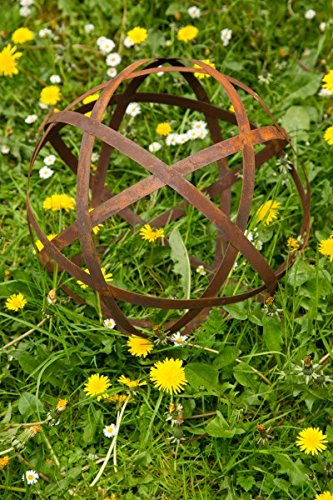 Dekokugel, Rost Ø 40cm Bando, groß - 4