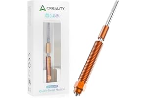 UNITAK3D CREALITY K2 Plus/Hi Combo Boquilla 0.4mm 1Pc Unicorn Quick-Swap con Titanium Alloy Heatbreak Support Alto Flujo de Impresión Compatible with Creality K2 Plus, Hi Combo Impresoras 3D