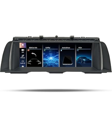Road Top 10.25 Inch Autoradio Touchscreen Draadloze CarPlay Android Auto voor BMW 5er F10/F11 2012-2016 Jaar met NBT Systeem, Car Stereo Multimedia Auto Radio Ontvanger (Niet voor F07