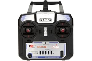 GoolRC FLYSKY FS-i4 AFHDS 2 a Emetteur 2,4 GHz 4 Canaux Radio Système pour Hélicoptère RC Planeur avec Récepteur FS-A6