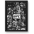 UFC Collage Framed Poster - Iconic Fighters Wall Art - 8x12 Inches