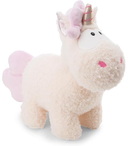 NICI Doudou Licorne Moon Beamer édition spéciale 22 cm, noir/turquoise, 22 cm - 45712 : NICI GmbH