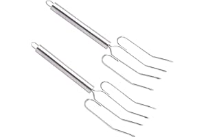 KITCHENCOOKSHOP Cookware Company Lifting Forks 2pcs Stainless Steel