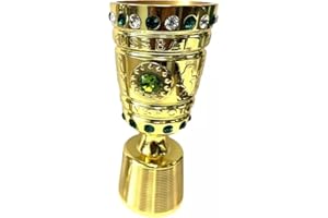 DFB - Coppa da calcio da uomo, 150 mm, in metallo, articolo con licenza ufficiale della Federazione calcistica tedesca | confezione regalo | certificato di autenticità ologramma