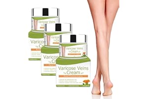 K.KIECHEL Cremevital Varicose Vein Cream,Varicose Vein Cream For Legs,Spider Veins Repair Cream,Eliminate Varicose Veins And Spider Veins,Improve Blood Circulation (3pcs)