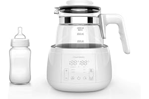 ÜneeQbaby biberones y alimentos para bebés, nueva función de luz nocturna