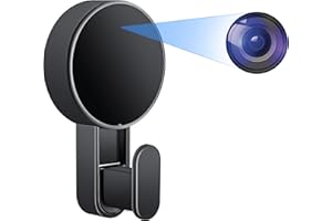 ZUNHAI 64GB Hidden Camera HD 1080P Mini Spy Camera Clothes Hook Nanny Cam, Small Security Camera with Motion Detection for Home/Office/NoAPP